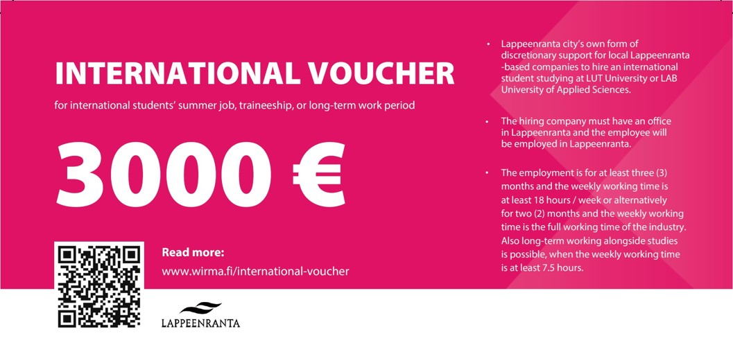 International Voucherin kuva, pinkki